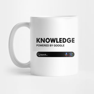 Knowledge Powered by Google Mug